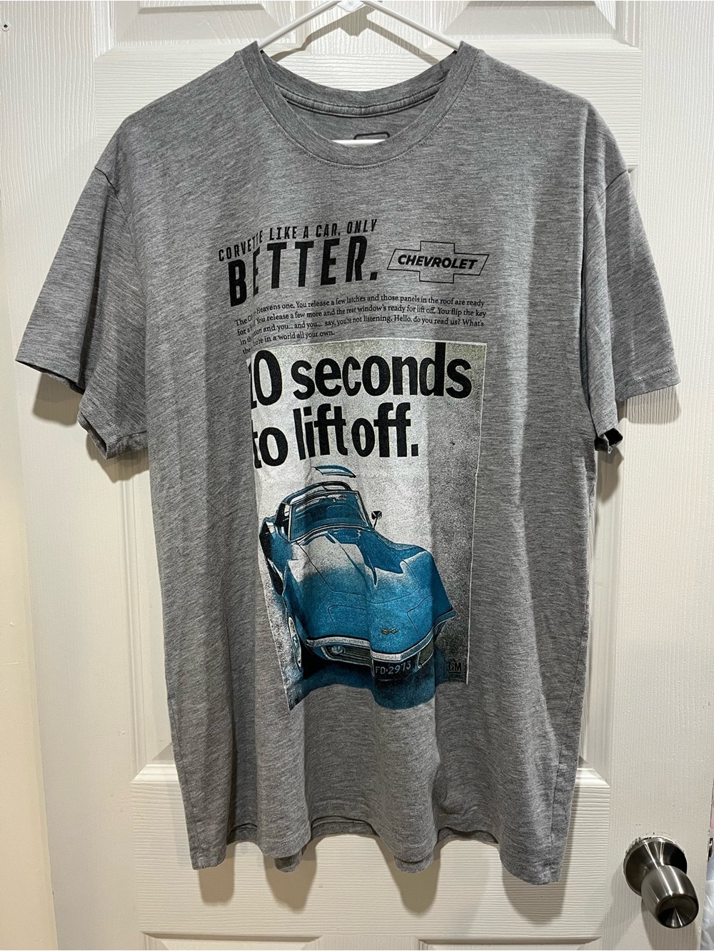 Chevrolet Graphic Tee in Light Gray